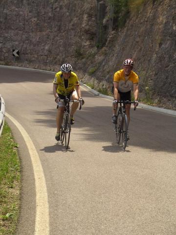 Ulrich und Roland am Passo Mendolo