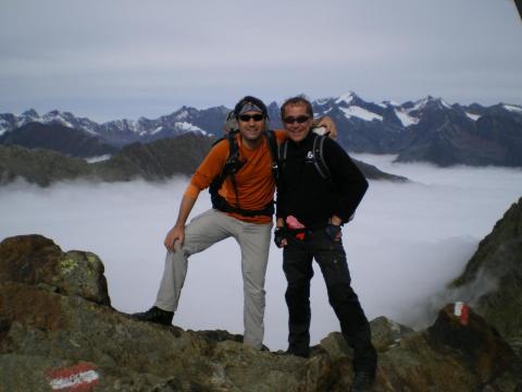 Auf dem Simmingjöchl (2754m) Auf dem Simmingjöchl (2754m)